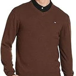 arrow Men's Wool Casual V-Neck Sweater-picture-53