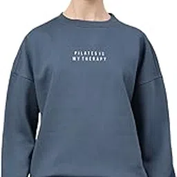 mkh Women's Winter Fleece Sweatshirt | Soft Round Neck Pullover for Gym, Streetwear & Casual Wear/MWSS-62-picture-11