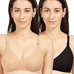 Tinycare Women;s Maternity Bra Pack of 2 Nude White-image-30