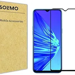 Amazon Brand - Solimo Tempered Glass Screen Protector for Samsung Galaxy A32 4G / M32 4G / F22 / A22 4G / A33 5G Smartphone(Transparent) with Edge-to-Edge Protector Coverage|Easy Installation Kit image 1