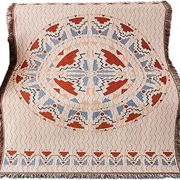 CALANDIS Boho Throw Blanket Gift Decor Travel Rug Picnic Blanket for Chair Beach Sofa | Blankets & Liners | Outdoor Sleeping Gear | 0 & Hiking-picture-59