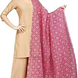 studio shringaar Women's Kota Silk Checks Patola Printed Dupatta-picture-22