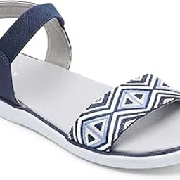 v-walk Women's Back-Strap Casual Flat Sandals for Women with Arch Support | College, Work, Smart-Casuals, Shopping, Outdoor Sandals for Women-picture-46
