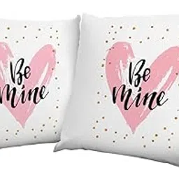 Be Mine Theme Cushion Cover (12x12 Inches)(Pack of 2)-picture-13