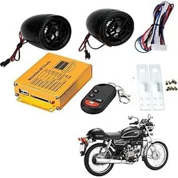Crokrok Audio Radio Bike Sound System Anti-Theft Alarm System Fm Handlebar Stereo Speaker Multifunction (Multicolor),Mp3-Bike-Fm-186-picture-36
