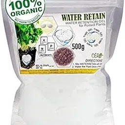 CERO Hydrogel for Plants - 100% Organic Traps Water in the Form of Gel 500gm Plant Food for Pot Plants Absorbent Hydrogels Less Watering More Growth Higher Quality Indoor & Outdoor Multipurposes-picture-14