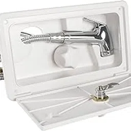 Merishopp RV Exterior Outside Shower Marine Camping Travel Accessories Parts White Sporting Goods|| Outdoor Sports|| Camping & Hiking|| Camping Hygiene & Sanitation|| Portable Showers & Accessories-picture-51
