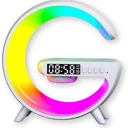 Drumstone 𝟏𝟓 𝐘𝐞𝐚𝐫𝐬 𝐆𝐮𝐚𝐫𝐚𝐧𝐭𝐞𝐞, led g-Shape Night lamp, Bluetooth Speaker with Wireless Charging, Atmosphere Light for Home, Rechargeable Desk lamp, Perfect as Bedroom Decor and Gift-picture-31