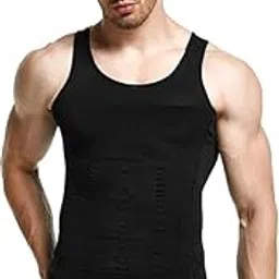 btag Mens Slimming Body Shaper Vest, Stretchable Tummy Tucker Tank Top-picture-29