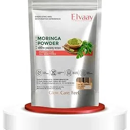 Elvaay Exclusive Moringa Powder, Skin Rejuvenating Daily Bath Water Mix, Herbal Body Scrub, 100g-picture-27