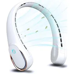 Neck Fan, Portable Fan Strong Wind, Upgraded 5200mAh, Upgraded Air Volume,360° Cooling, Quiet, No Hair Twisting, Even Air Volume On Both Sides, Non-Slip Material, Short Charging, Long Use Time-picture-26