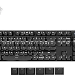 Keychron K10 Full Size Layout White LED Backlit Hot-Swappable Mechanical Keyboard for Mac Windows, 104-Key Bluetooth Wireless/USB Wired Computer Keyboard with Keychron Super Banana Switch(Version 2)-picture-49
