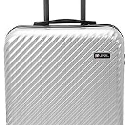 swiss military Cygnus Cabin Luggage Bag, Trolley Bag, Suitcase for Travel| Unique 3D Design, Durable ABS Body, Ergonomic 360° Rotatable Wheels, 45 cms, 17 inches, 33L, Silver, 1 Year Warranty, 1-picture-17
