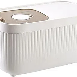 MYADDICTION Storage Moisture-Proof Leak-Proof Beans Supplies ABS+PP+Metal Home Small White-picture-38