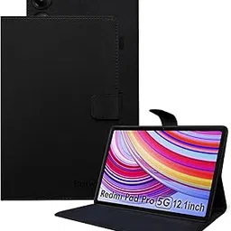 Fastway Flip Cover for Redmi Pad Pro 12.1 inch Tablet Case Executive Leather Black-picture-15