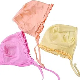 hooper Baby Caps, Soft, Extra Comfortable, Multi-Colour, String, Hand and Machine Washable-picture-31