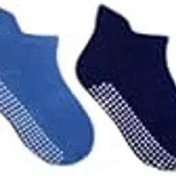 teddyify Baby Non Slip Grip Ankle Socks with Non Skid Soles for Infants Toddlers Kids Boys Girls (Assorted colors)-picture-47