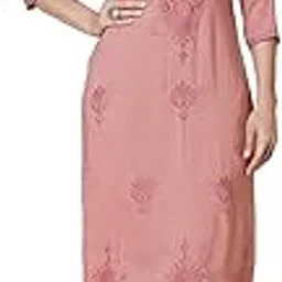 ratan Rayon Straight Lucknowi Chikankari Ethnic Wear Kurta for Women-picture-41