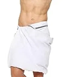 ahmadun Soft Cotton White Colour Lungi for Men Free Size and Comfortable 2 Meters Long in Unstitched-picture-37