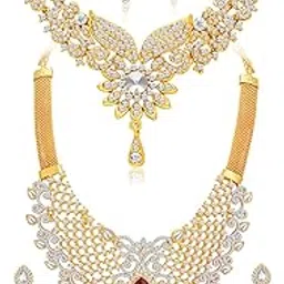 sukkhi Stunning Gold Plated Combo Necklace Set for Women (CBNS100906)-picture-23