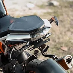 Motoaggrandizeï¸Compact Tail Tidy/Fender Eliminator for KTM Duke 125 | 200 | 250 | 390 [Gen 2] | Color: Matte Black [Compatible with Small Number Plates]-picture-13