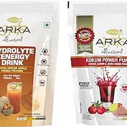 Arka All natural Hydrolyte Zenergy Drink 230g(1) + Kokum Power Punch 230g(1) | Powerhouse of Hydration Electrolytes & Antioxidant| Vegan, Gluten-Free|Pack of 2-image-24
