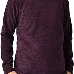 Arge B9X Men's Fleece Sweatshirt, Fleece Lined, Stretch, Cold Protection, 2 Collar Types, Crew Neck, High Neck-image-15