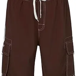 nonwe Men's Beachwear Board Shorts Quick Dry with Mesh Lining Swim Trunks-picture-15
