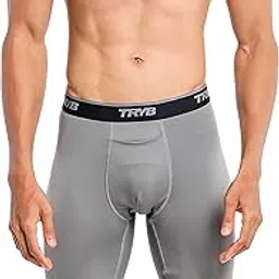 tryb Sports Underwear for Men | Stretchable Pro Compression Shorts | Long Trunks for Running & Gym Workout | Quick Dry, Breathable & Anti Chafing | Sports Innerwear Boxers-picture-27