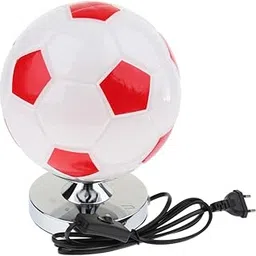 MYADDICTION Creative Football LED Desk Table Lamp Bedroom Decoration 220V EU Plug Red-picture-18