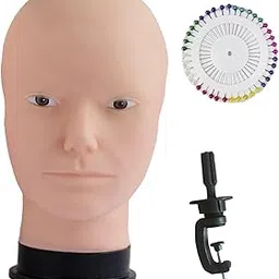 SAZ DEKOR Male Bald Mannequin Head Manikin Wig Head for Wig Making Styling Hairpieces-image-97