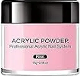NAILWIND Acrylic Nail Kit - Acrylic Powder Set - 3 Colors 28g White Clear Pink Nail Powder Professional Polymer Colored Nail Powder for Acrylic Nail Extension Carving-image-0