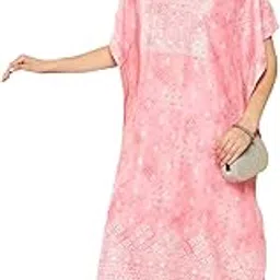 libas Women's Printed Silk Blend Kaftan Kurta & Trouser-picture-48