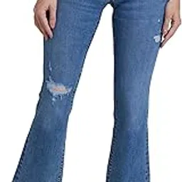 spykar Low Rise Bootcut Fit Blue Jeans for Women image 1