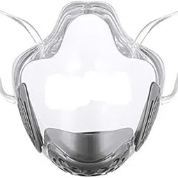 Enakshi® 5xClear Face Mask Cover Transparent Face Shield Reusable with Breathing Valve Grey|Clothing, Shoes & Accessories | Costumes, Reenactment, Theater | Accessories | Masks & Eye Masks-picture-51