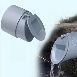 ESEKSAFAR PVC Drain 4-Inch PVC Drain Pipe Flip Valve Cap – Anti-Rat & Insect Guard | White Drainage Fitting Cover for Waste Water Pipes, Outdoor & Indoor Use-picture-11