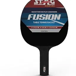 Stag Iconic New 2024 Fusion Series Table Tennis (T.T) Racket|Beginner Play Series T.T Racquet| Spring into Action with Vibrant, Playful Ping-Pop Colors| Discover Your Element in Table Tennis-image-24