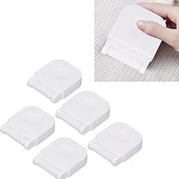 Manual Hair Ball Remover, Travel Portable 5Pcs Clothes Hair Ball Remover Practical for Woolen Coats(White) |||-picture-37