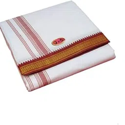 mps cotton cool MPS Men's Cotton Cool 9x5 Dhoti and Towel Set (Both Attached), White, free size-picture-35