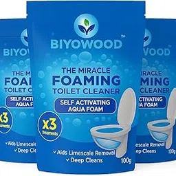 Foaming Toilet Cleaner Powder 3x100g – Self-Activating Aqua Foam | Deep Cleaning Action | Removes Limescale, Stains & Odour | Quick & Easy (3)-picture-18