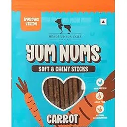 HUFT Yum Nums Soft & Chewy Sticks - Carrot with Chicken | Dog & Puppy Treats | Training Treats for Small & Adult Dogs | High-Protein, Soft & Tasty Snacks - 75gm-picture-13