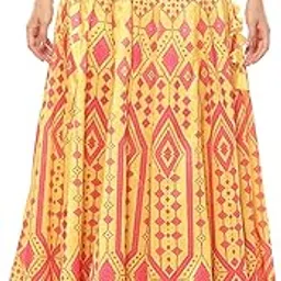 biba Women Art Silk Flared Printed Skirts-picture-37