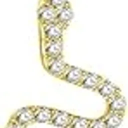 fensir Little Snake No-Punch Belly Button Ring | Clip-On Snake Design Navel Jewelry for Women & Girls-picture-46