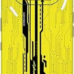 Compatible for Nothing Phone 3A Yellow Cyberpunk Mobile Back Skin Rear Screen Guard Protector Film Wrap (Coverage - Back+Camera+Sides)-picture-27