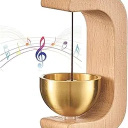 VernoCraft Magnetic Shopkeepers Bell Chime | Durable Wooden Door Bell for Home, Restaurant, Garden, Fridge, Porch | Sweet Ring When Door Opens | Vintage Look, Easy Installation (Pack of 1)-image-58