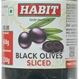 HABIT Black Olives Sliced - 400g | Preserved in Brine | Perfect for Salads, Pasta, Sandwiches & Pizza (Pack of 2)-picture-24