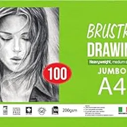 Brustro Artists Drawing Paper 200gsm Jumbo - A4 (100 Sheets)-picture-10