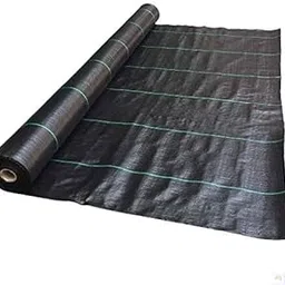BIO BLOOMS AGRO INDIA PRIVATE LIMITED Weed Barrier Needle-Punched Fabric Weed Block for Raised Bed Gardening Mat 4.2x50 Meters Role,Black Bio_43B-picture-10