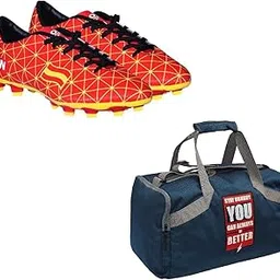 Charged Sports Bag Bouclier Feel Burn Junior Grey With Gowin Football Shoe Country Color Spain Size-2-picture-23