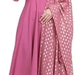 lady shopi Women's Crepe Solid Readymade Kurti With Dupatta Set (Priyanka-New)-picture-45